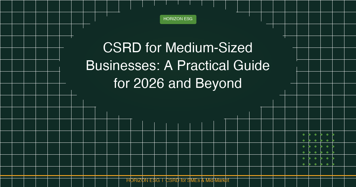 CSRD for Medium-Sized Businesses: 2026 Guide